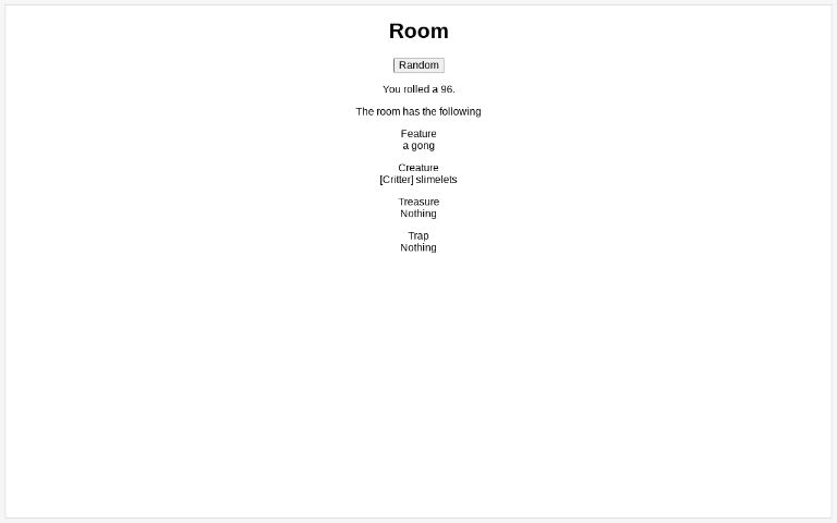 Room ― Perchance Generator