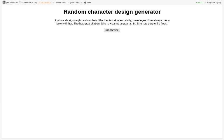 random-character-design-generator-perchance