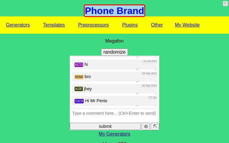 phone-brand-perchance-generator