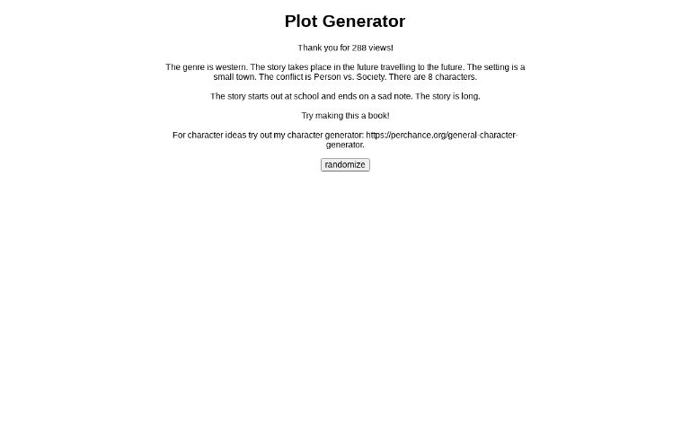 Plot Generator