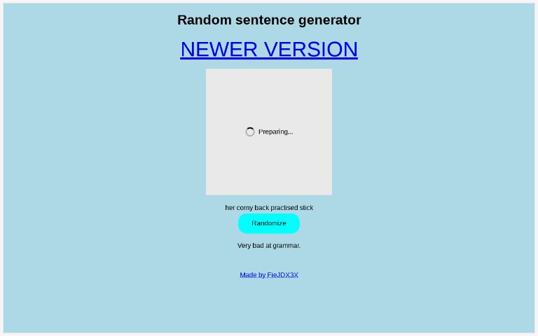 random-sentence-generator