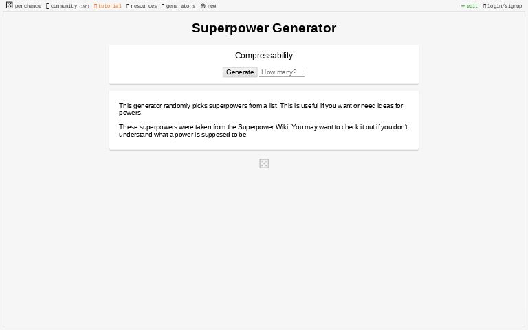 Superpower Generator