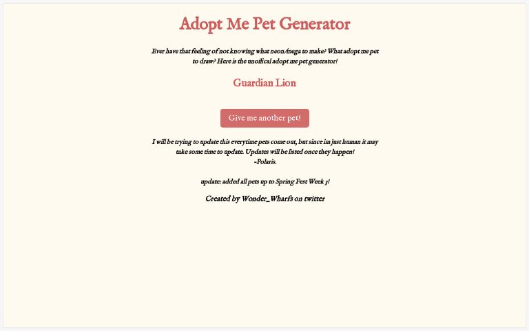 adopt-me-pet-generator