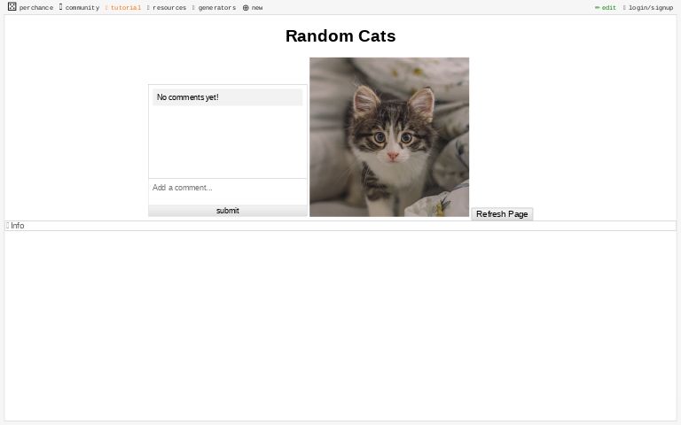 Random Cats ― Perchance Generator