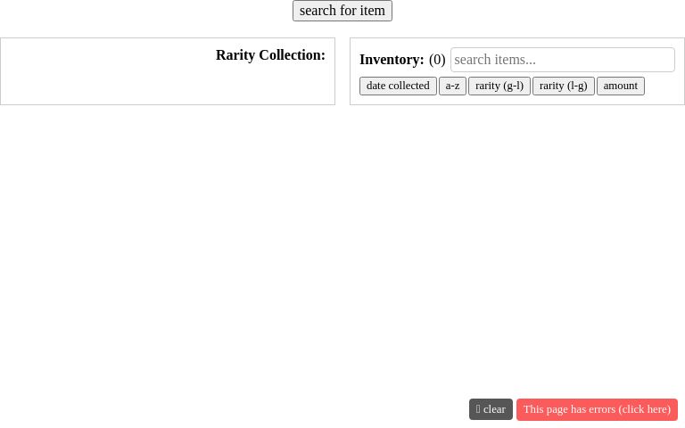 Rarity List ― Perchance Generator