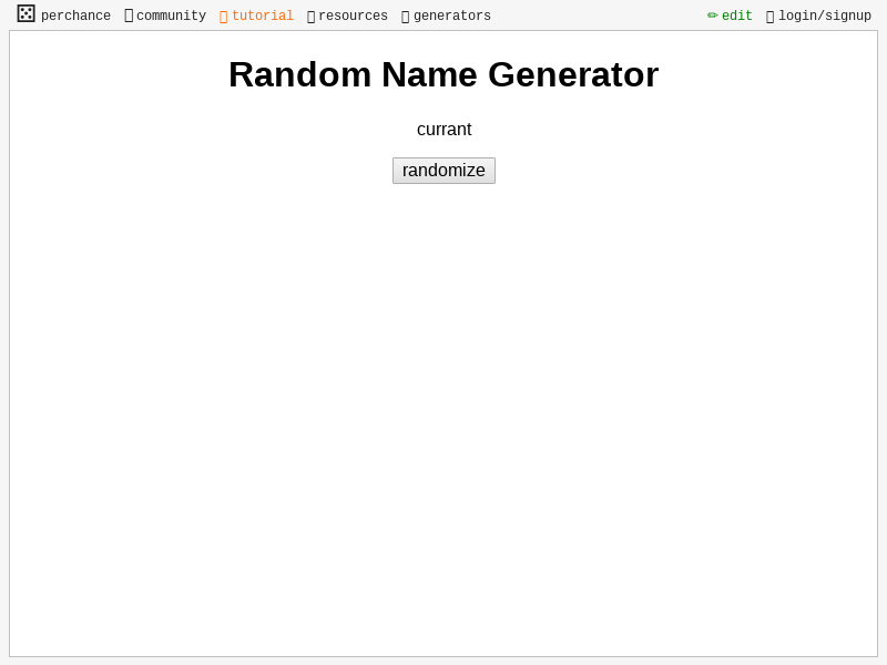 Random Name Generator