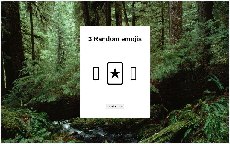 3 Random emojis ― Perchance Generator