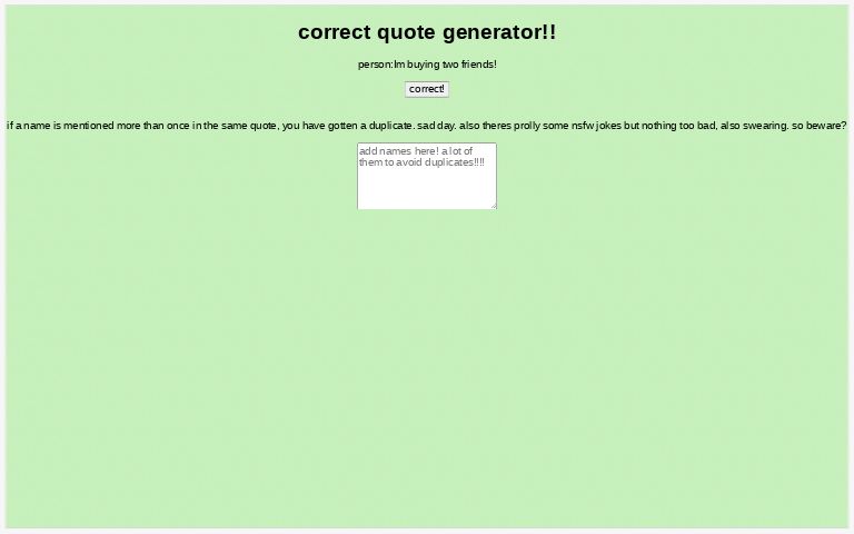 correct-quote-generator