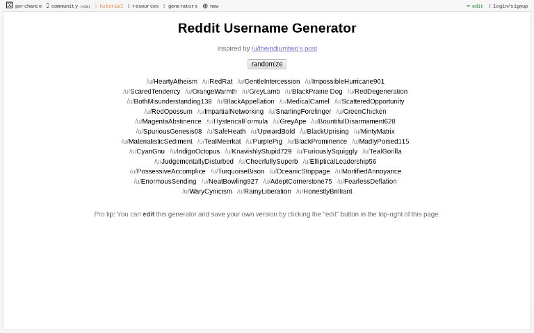 Cool Reddit Username Generator