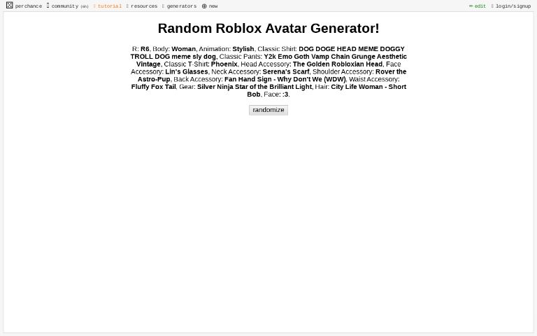 AI Art Generator: Roblox character with a knife
