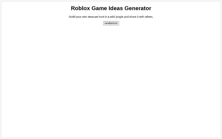 roblox-game-ideas-generator-perchance