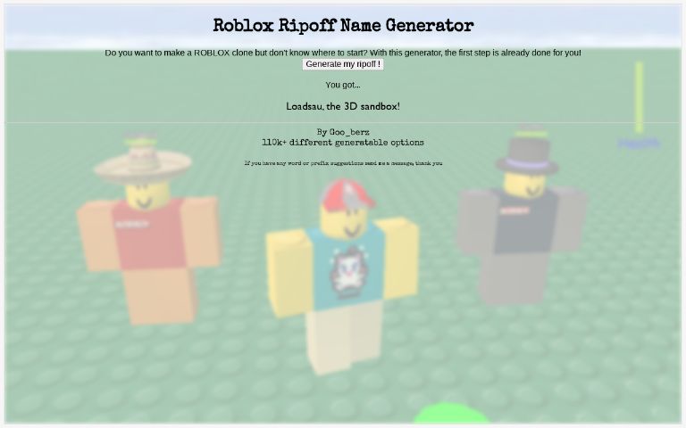 Name Snipe Generator [Dislike botted :C] - Roblox