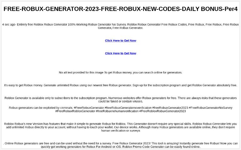 FREE ROBUX GENERATOR 2023 FREE ROBUX NEW CODES DAILY BONUS Per4