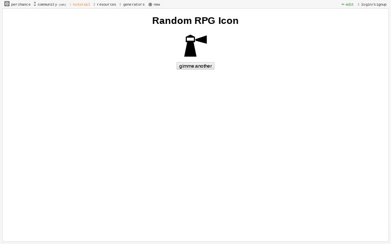 Random RPG Icon ― Perchance Generator