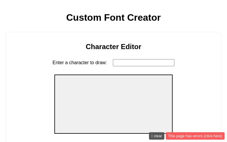 Custom Font Creator ― Perchance Generator
