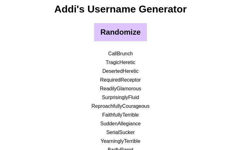 addi-s-username-generator