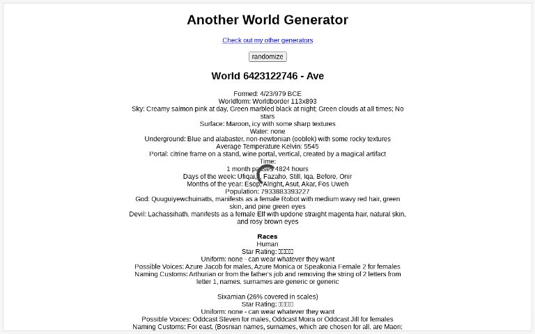 another-world-generator