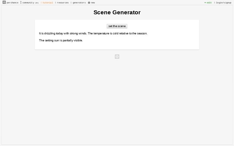 scene generator name