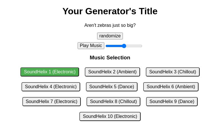 Minimal ― Perchance Generator
