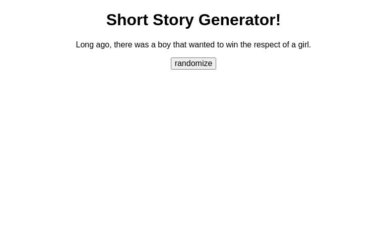 short-story-generator