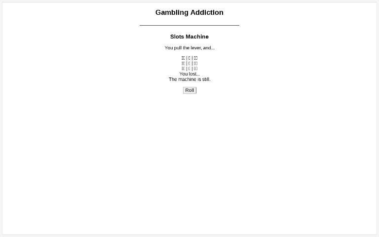gambling-addiction-perchance-generator
