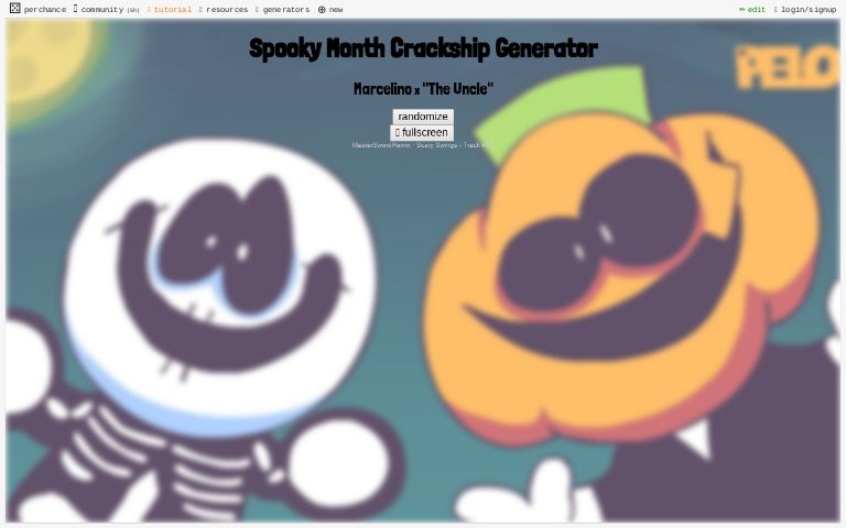 Spooky month 6 generator ― Perchance