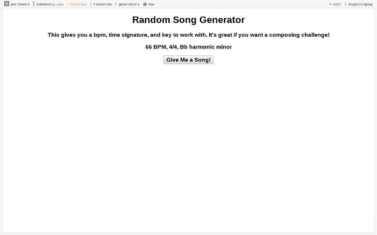 random-song-generator