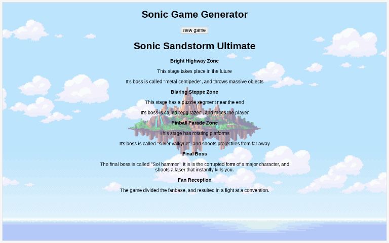 sonic-game-generator