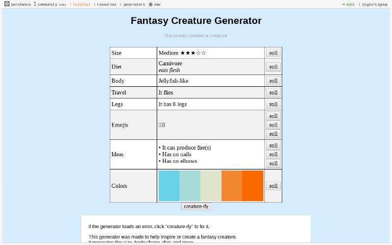 fantasy-creature-generator