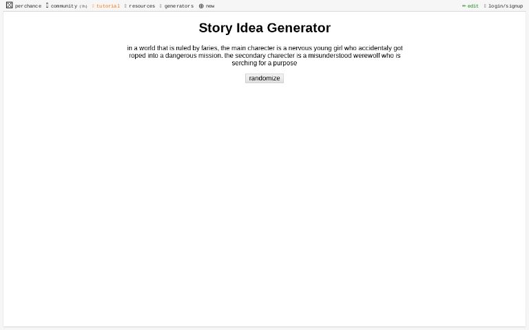 story-idea-generator