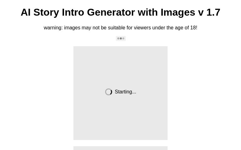 AI Story Intro Generator with Images v 1.7