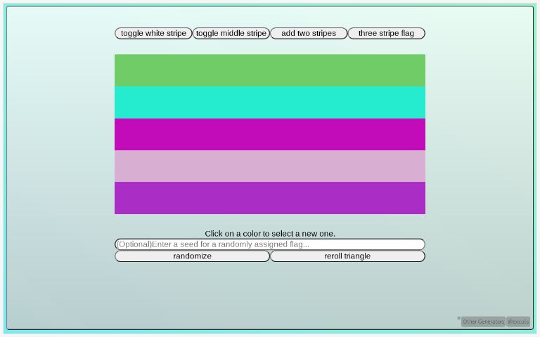 Pride Flag Generator