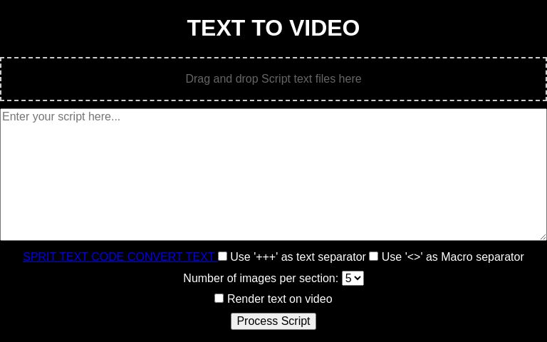 TEXT TO VIDEO ― Perchance Generator