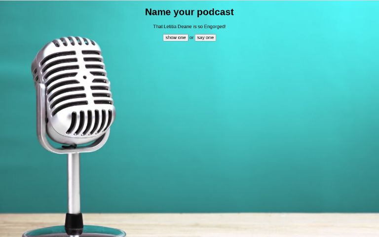 name-your-podcast-perchance-generator