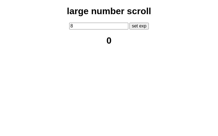 large number scroll ― Perchance Generator