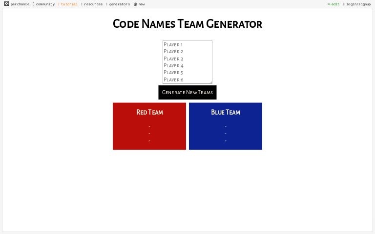 code-names-team-generator