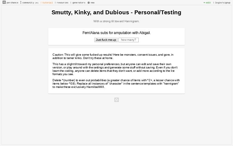 smutty-kinky-and-dubious-personal-testing-perchance-generator