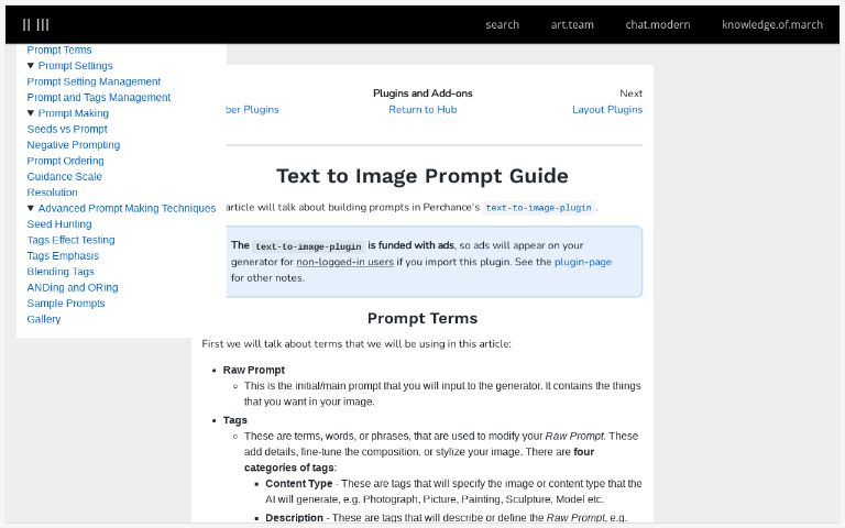 Text to Image Prompt Guide ― Perchance Generator