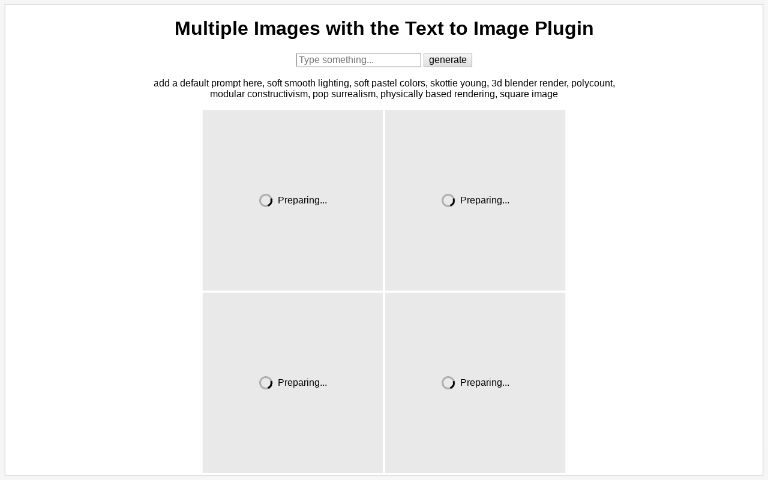 Text-to-Image with User Input ― Perchance Generator