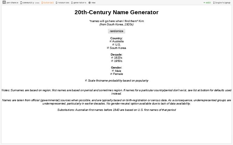 20th-century-name-generator