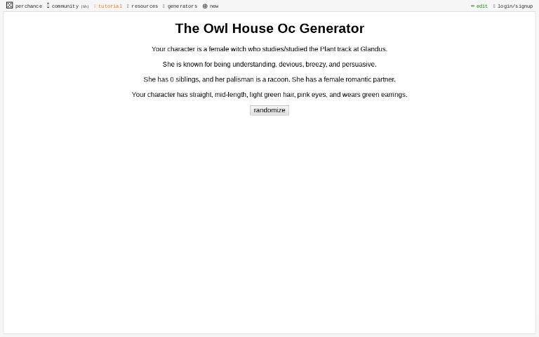 Owl House Witch Name Generator