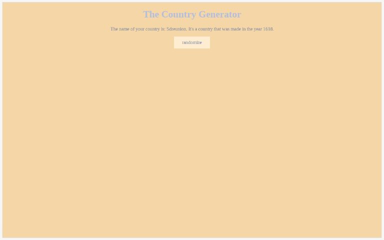 the-country-generator