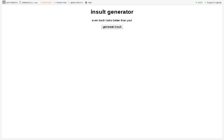 insult generator