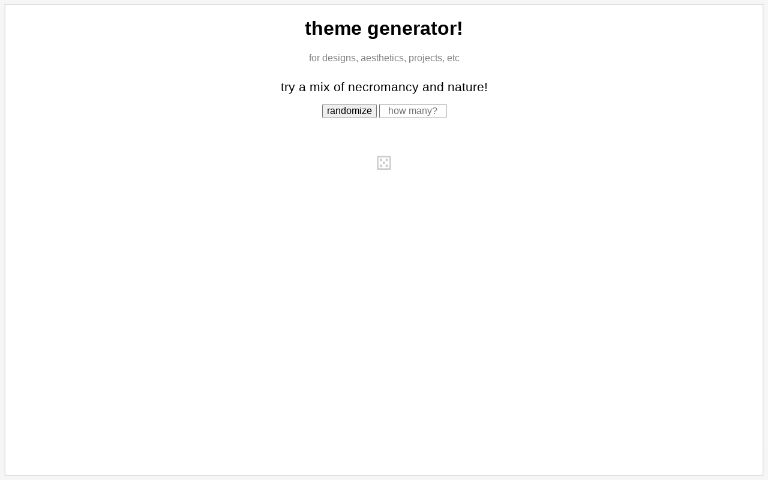 theme generator!