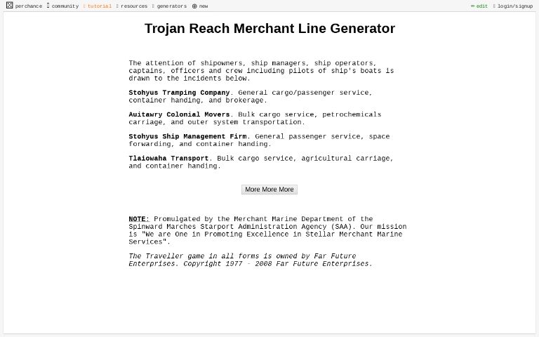 Trojan Reach Merchant Line Generator
