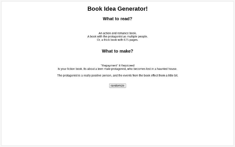 book-idea-generator