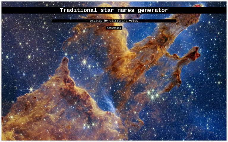 traditional-star-names-generator