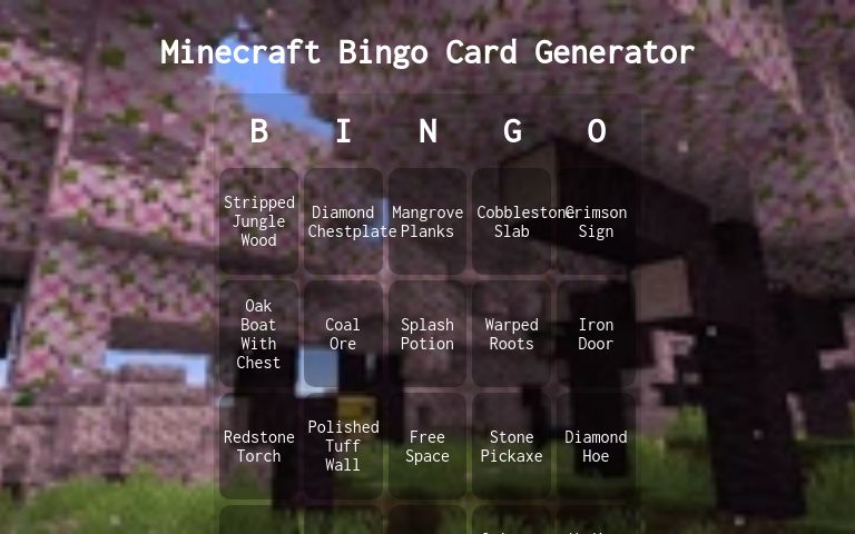 bingo-card