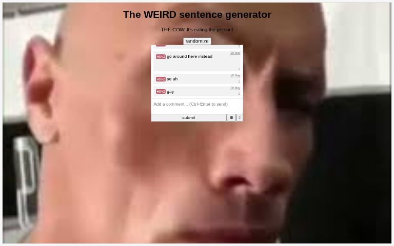 the-weird-sentence-generator