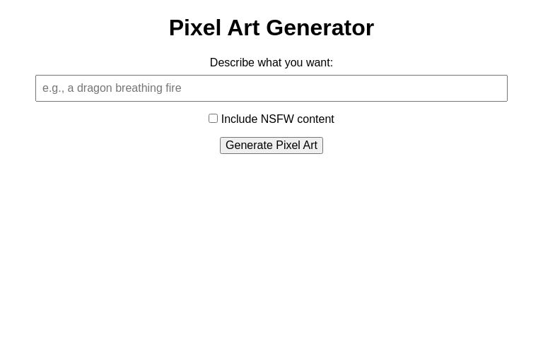 Pixel Art Generator